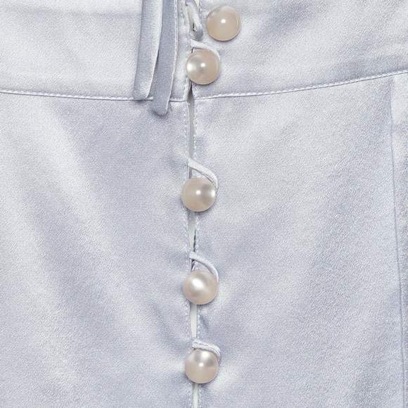 Emporio Armani Grey Silk Satin Tank Top M - Picture 4 of 6